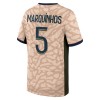Goedkope Paris Saint Germain Lucas Marquinhos 5 Jordan Vierde Shirt 2023-24